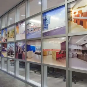 White Window Cling Samples - Panel Graphics